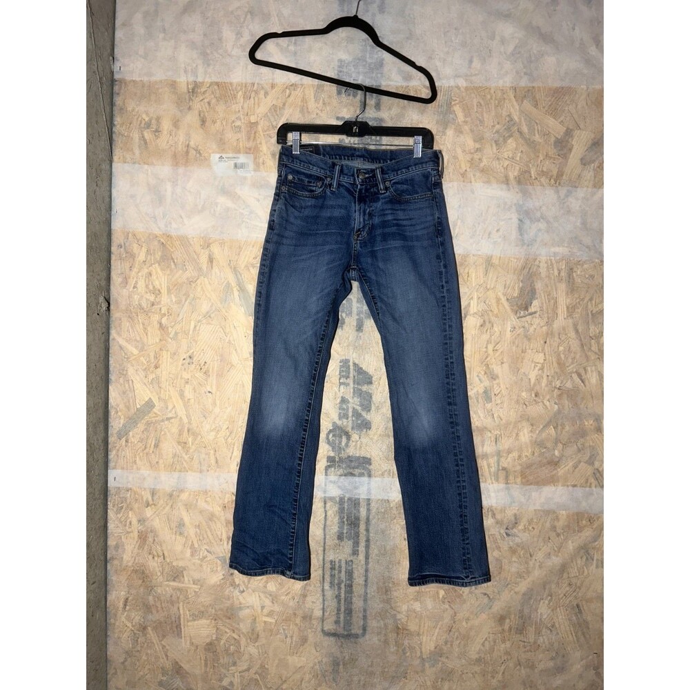 Abercrombie & Fitch Jeans Size 28x32 Kilby Boot Stretch Blue Wash Mens Pants